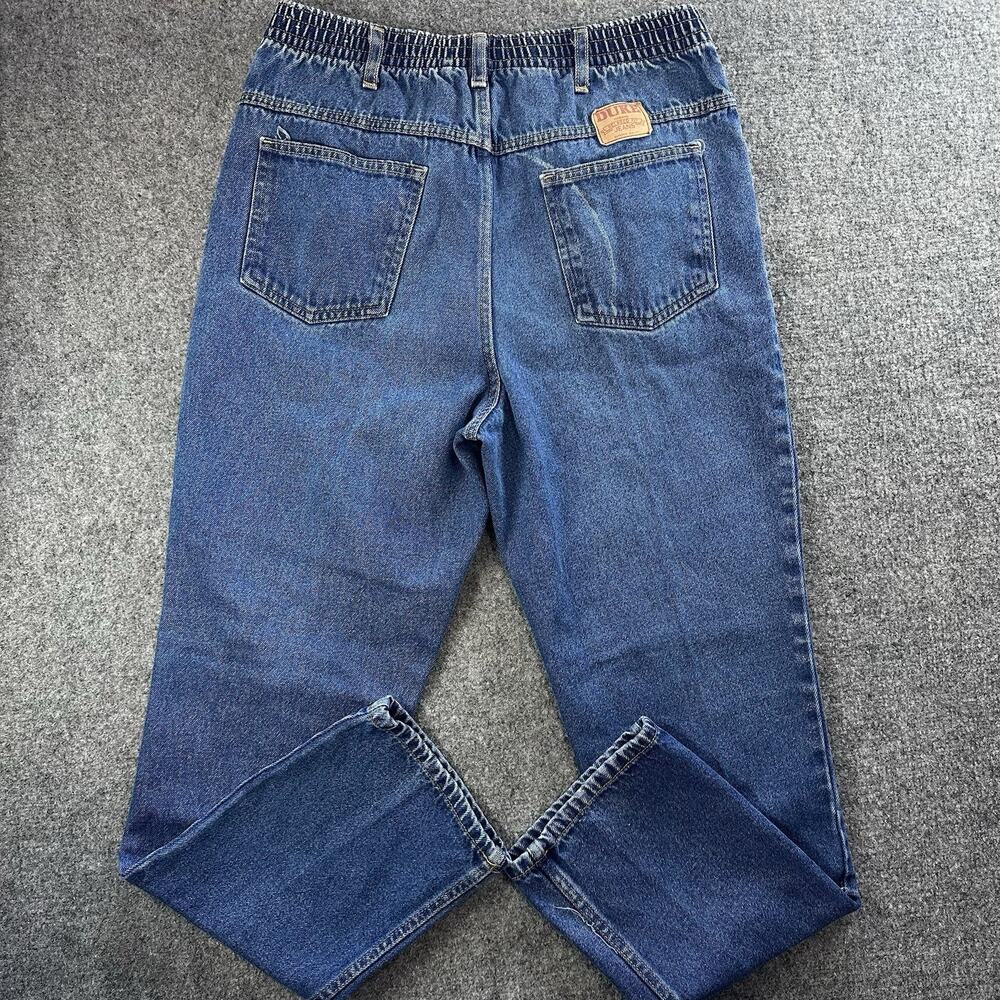 Vintage Haband The Duke Jeans Mens W34 Inseam L Blue Denim Pants 70s 80s Light - Picture 8 of 10
